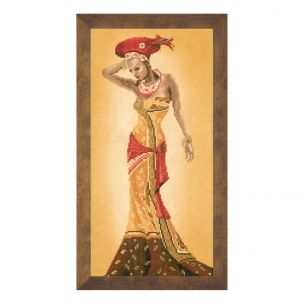 Counted Cross Stitch Kit: African Fashion II (Evenweave) Lanarte PN-0008097