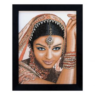 Counted Cross Stitch Kit: Indian Model (Evenweave) Lanarte PN-0008160