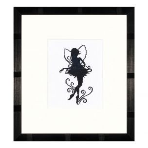 Counted Cross Stitch Kit: Cute Little Fairy Silhouette (Evenweave) Lanarte PN-0008195