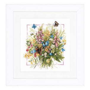 Counted Cross Stitch Kit: Summer Bouquet (Aida,W) Lanarte PN-0144571