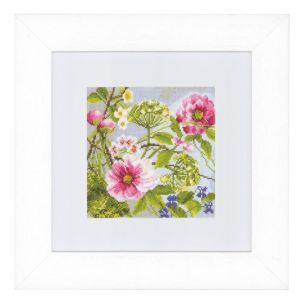 Counted Cross Stitch Kit: Peonies (Evenweave) Lanarte PN-0146359