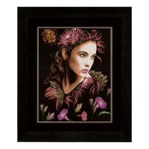 Counted Cross Stitch Kit: In Thoughts (Aida,W) Lanarte PN-0147004