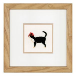 Counted Cross Stitch Kit: Jazz Cats II (Linen) Lanarte PN-0150008