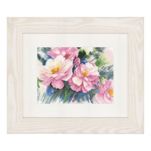 Counted Cross Stitch Kit: Beautiful Roses (Aida,W) Lanarte PN-0150167