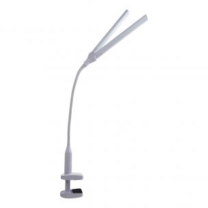Double LED Sewing Desk Light Clip-on Dimmable Desk Lamp with Clamp for Sewing Room Lighting, Adjustable Brightness, Natural Daylight Effect Sewing Area Light. Hand/Machine Sewing Craft Reading Sewing Online SO1340