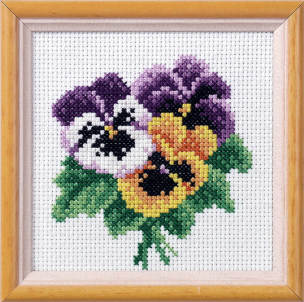 Cross Stitch Kit Pansy Orchidea ORC-7511