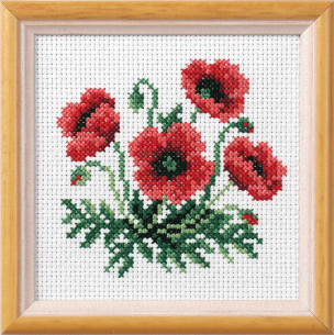 Cross Stitch Kit Poppy Orchidea ORC-7514