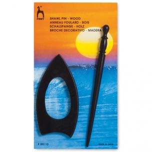 Wooden Shawl Pin Arrow Pony P88110