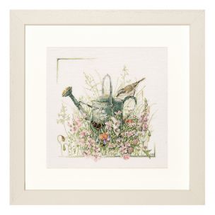 Lanarte PN-0007950 Watering Can Counted Cross Stitch Kit Lanarte PN-0007950