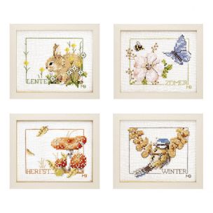 Lanarte PN-0007953 Four Seasons Counted Cross Stitch Kit Lanarte PN-0007953