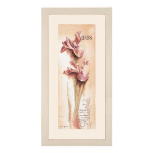 Lanarte PN-0008049 Iris Botanical Counted Cross Stitch Kit Lanarte PN-0008049