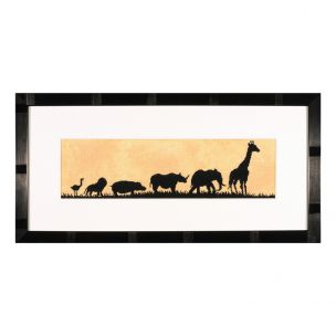 Lanarte PN-0008168 Parade Of Wild Animals Counted Cross Stitch Kit Lanarte PN-0008168