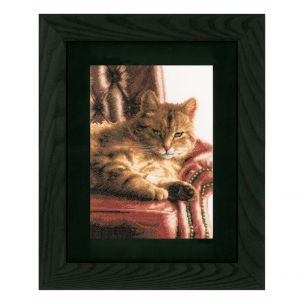 Lanarte PN-0146177 Relaxed Tabby Counted Cross Stitch Kit Lanarte PN-0146177