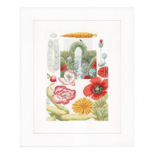 Lanarte PN-0149992 Vegetable Garden Aida Counted Cross Stitch Kit Lanarte PN-0149992