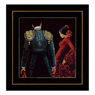 Lanarte PN-0150003 Dancing In Passion Aida Counted Cross Stitch Kit Lanarte PN-0150003