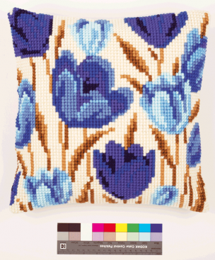 Cross Stitch Cushion Crocus Vervaco PN-0021764