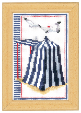 Counted Cross Stitch Kit Beach Tent Vervaco PN-0144660