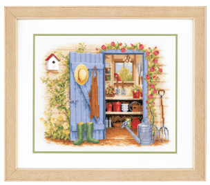 Counted Cross Stitch Kit Tool Shed Vervaco PN-0146451