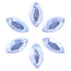 Glue-on Acrylic Stones 8x4mm Oval Trimits B6039----