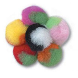 Assorted 35mm Pom Poms In Bulk Trimits PP4--BULK
