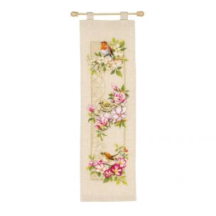 Counted Cross Stitch Kit: Birds & Blossoms Vervaco PN-0148200