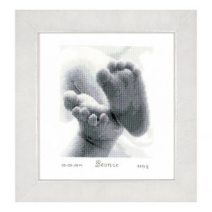 Counted Cross Stitch Kit: Baby Feet Vervaco PN-0149170