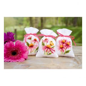 Counted Cross Stitch Bags: Echinacea & Butterflies II Vervaco PN-0150042