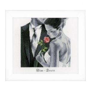 Counted Cross Stitch Kit: Rose of Love Vervaco PN-0150602