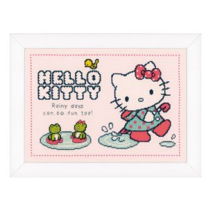Counted Cross Stitch Kit: Hello Kitty: Rainy days Vervaco PN-0151913